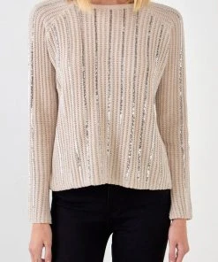 Wanderlust By Abby Jackets & Outerwear Sequin Detail Sweater