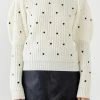 Wanderlust By Abby CLOTHING Dotted Puff Sleeve Sweater
