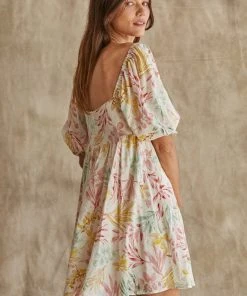Wanderlust By Abby Flower Printed Dress