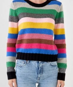 Wanderlust By Abby Multi Stripe Sweater