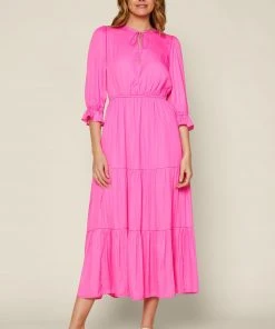 Wanderlust By Abby NEW Ruffle Maxi Dress