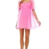 Wanderlust By Abby Organza Babydoll Dress