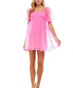 Wanderlust By Abby Organza Babydoll Dress