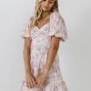 Wanderlust By Abby NEW Textured Floral Mini Dress