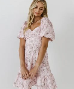 Wanderlust By Abby NEW Textured Floral Mini Dress
