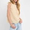 Wanderlust By Abby Yellow Plaid Top NEW