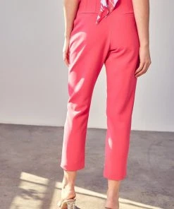 Wanderlust By Abby Pintuck Slit Bottom Pants NEW