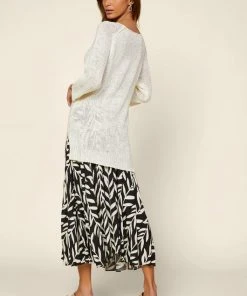 Wanderlust By Abby Pleated Midi Skirt