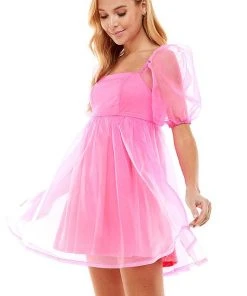 Wanderlust By Abby Organza Babydoll Dress