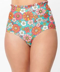 Wanderlust By Abby Floral Print Cape May Swim Bottom
