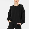 Wanderlust By Abby On Repeat Crew Sweatshirt NEW