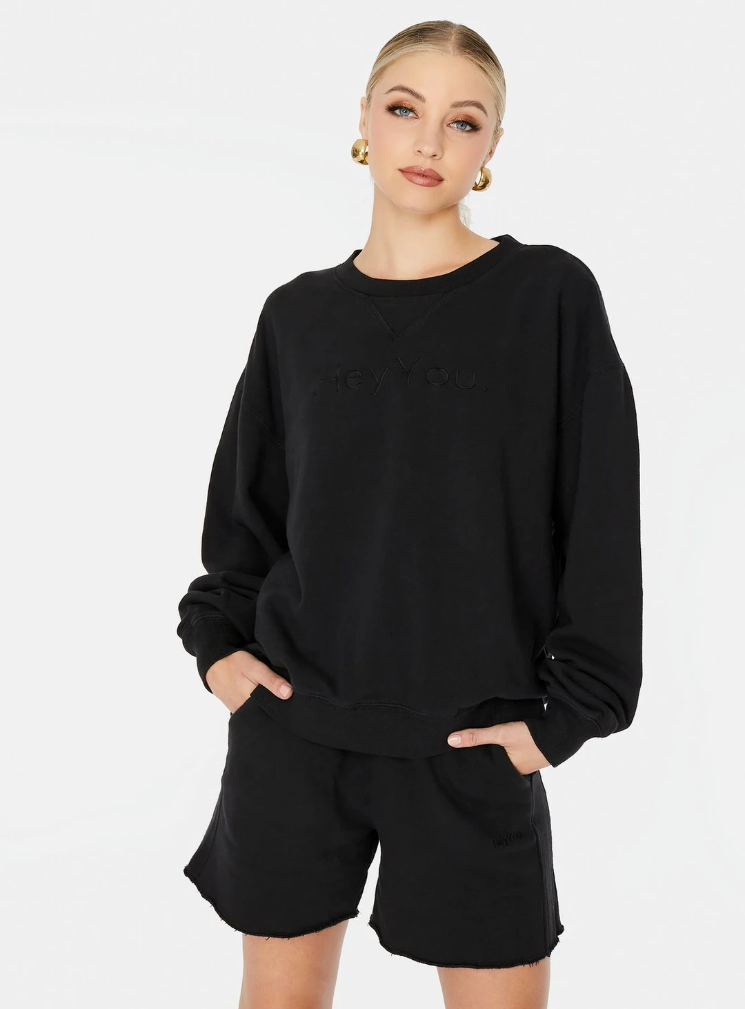 Wanderlust By Abby On Repeat Crew Sweatshirt NEW