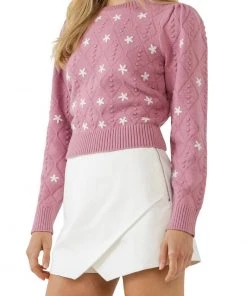 Wanderlust By Abby Floral Handmade Embroidery Sweater