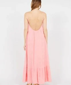 Wanderlust By Abby NEW Rose Woven Maxi Dress