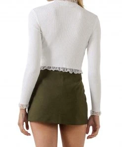 Wanderlust By Abby NEW Edge Detail Fitted Sweater