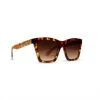 Diff Eyewear Sunglasses KENZIE AMBER TORTOISE BROWN GRADIENT LENS POLARIZED