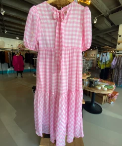 Wanderlust By Abby NEW Gingham Print Midi Dress