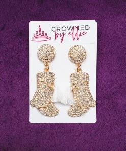 Wanderlust By Abby Marching Boot Earrings JEWELRY