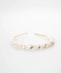 Wanderlust By Abby Phoebe Linen Fluff Headband NEW