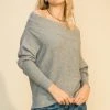 Wanderlust By Abby Sweet Like Sugar Off Shoulder Sweater NEW 2 Wanderlust By Abby Sweet Like Sugar Off Shoulder Sweater NEW