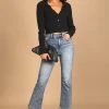 Wanderlust By Abby Daze Denim Shy Girl High Rise Crop Flare