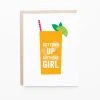Wanderlust By Abby Bottoms Up Birthday Card