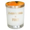 Wanderlust By Abby Everything Is Fine Rocks Glass Candle