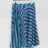 Wanderlust By Abby Striped Midi Skirt NEW