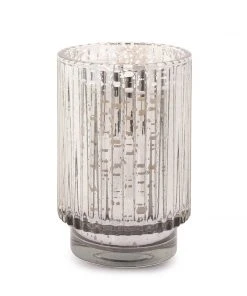 Wanderlust By Abby Tall Mercury Glass Candle