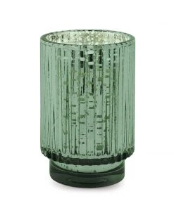 Wanderlust By Abby Tall Mercury Glass Candle