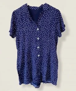 Wanderlust By Abby Polka Dot Romper