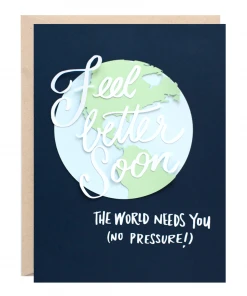 Lion Heart Prints Feel Better Soon Card