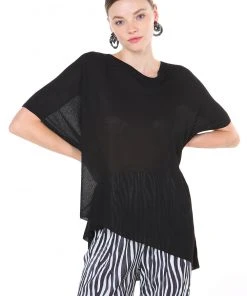 Wanderlust By Abby Asymmetric Hem Tunic Top NEW