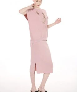 Wanderlust By Abby Boat Neck Top And Midi Set NEW