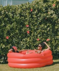 Wanderlust By Abby Heart Shaped Inflatable Pool NEW