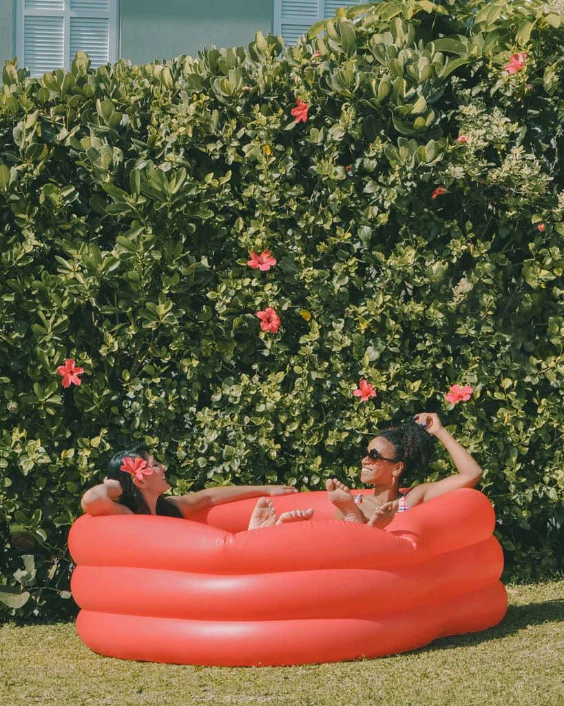 Wanderlust By Abby Heart Shaped Inflatable Pool NEW 3 Wanderlust By Abby Heart Shaped Inflatable Pool NEW