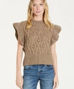 Wanderlust By Abby Lori Cable Knit Sweater