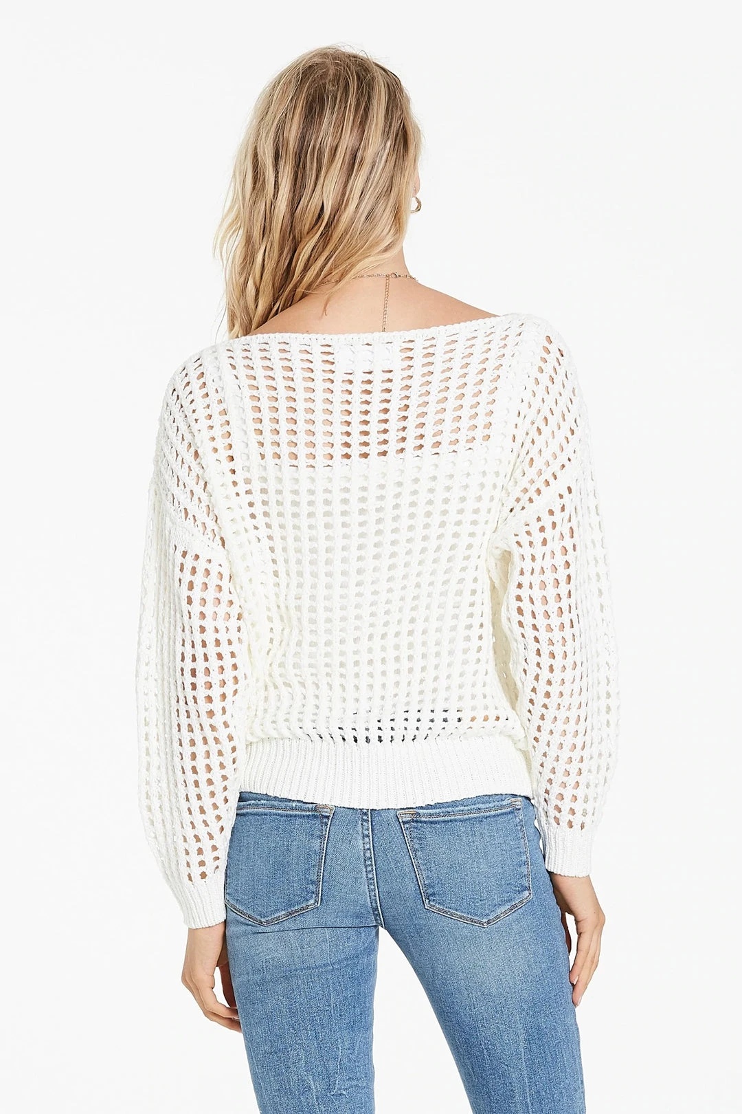 Wanderlust By Abby Wanda Eyelet Sweater NEW 4 Wanderlust By Abby Wanda Eyelet Sweater NEW