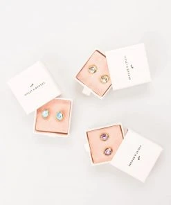 Wanderlust By Abby NEW Emma Birthstone Earrings