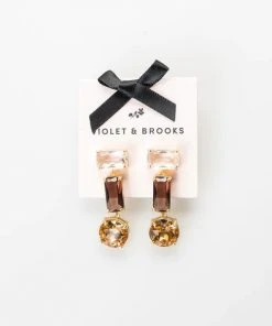 Wanderlust By Abby Cleo Crystal Drop Earrings