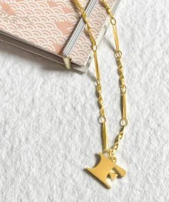 Wanderlust By Abby Letter Necklace NEW