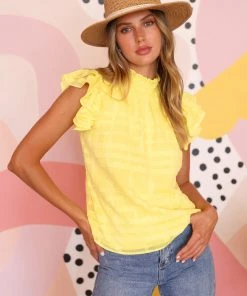 Wanderlust By Abby Gracie Smocked Neck Burnout Chiffon Blouse NEW