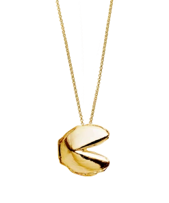 Wanderlust By Abby FORTUNE COOKIE LOCKET NEW