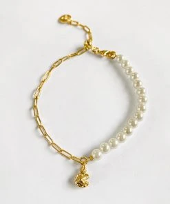 Wanderlust By Abby FORTUNE COOKIE PEARL BRACELET
