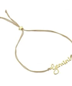 Lucky Feather Zodiac Cord Bracelet NEW