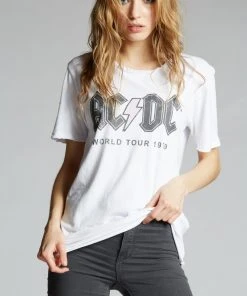 Wanderlust By Abby AC/DC Highway To Hell Bolt Tee CLOTHING