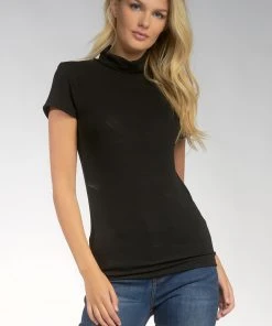 Wanderlust By Abby Short Sleeve Turtleneck