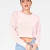 Wanderlust By Abby Hey You Cropped Sweatshirt NEW