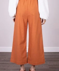 Wanderlust By Abby Linen High Waisted Culotte