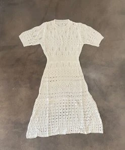 Wanderlust By Abby White Lace Dress With Under Garment NEW